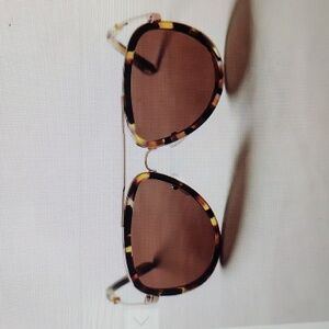 ett:twa Anthropologie Tortoise Aviator - Mattine Sunglasses